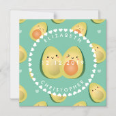 Grappige Schattige Whimsical Moderne Bewaar De Dat Magnetische Uitnodiging (Voorkant)
