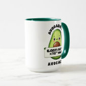 Grappige Schattigee avogadro's avocado Mok (Voorkant rechts)