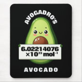 Grappige Schattigee avogadro's avocado Muismat (Voorkant)