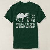 Grappige Schattigee Camel citaten over hump day gr T-shirt (Design voorkant)