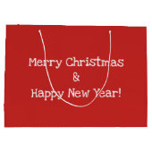 Grappige Schattigee Cartoon Santa Claus Frog Chris Groot Cadeauzakje (Achterkant)