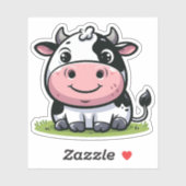 Grappige Schattigee Cartoon Sweet Classic Ronde Di Sticker (Vel)