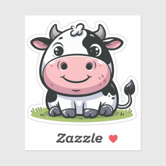 Grappige Schattigee Cartoon Sweet Classic Ronde Di Sticker (Vel)