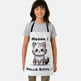 Grappige Schattigee Cat Catmas Humor Schort