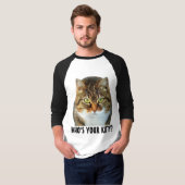 GRAPPIGE SCHATTIGEE CAT T-shirts (Voorkant volledig)