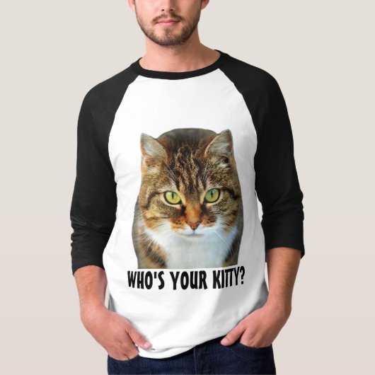 GRAPPIGE SCHATTIGEE CAT T-shirts (Voorkant)