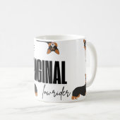 Grappige Schattigee Corgi Dog Mok De originele Low (Voorkant rechts)