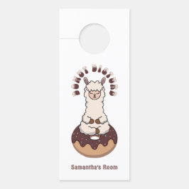 Grappige Schattigee donut verstoring dubbelzijdig  Deurhanger