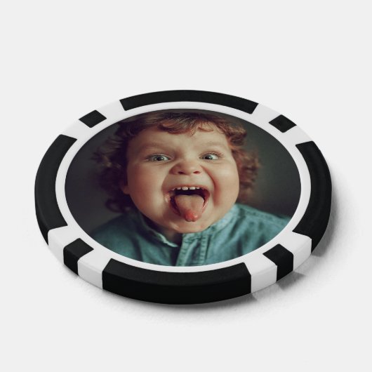 Grappige Schattigee foto Poker Chips (Enkel)