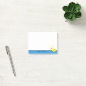Grappige Schattigee gele eend dier aangepaste naam Post-it® Notes (Kantoor)
