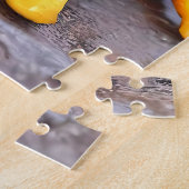 Grappige Schattigee gele kikkerpuzzel Legpuzzel (Zijkant)