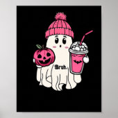 Grappige Schattigee Ghost Bruh Ik bedoel Boo Hallo Poster (Voorkant)