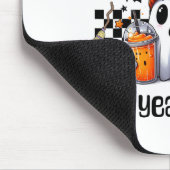 Grappige Schattigee griezelige geest Halloween Gra Muismat (Hoek)