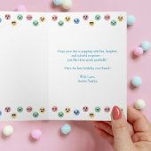 Grappige Schattigee grillige Gumball, aangepaste e Kaart