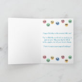 Grappige Schattigee grillige Gumball, aangepaste k Kaart (Binnen)