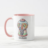 Grappige Schattigee Gumball Machine, Aangepaste Ki Mok (Links)