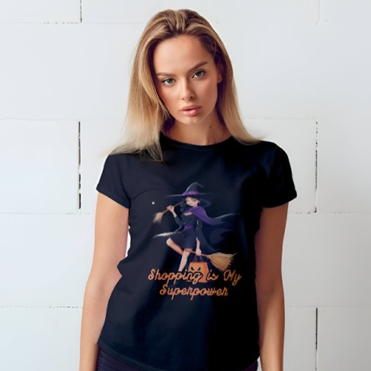 Grappige & Schattigee Heksenvrouwen Halloween T-shirt
