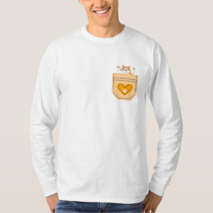Grappige Schattigee hond in je zak Vaderdag T-shirt