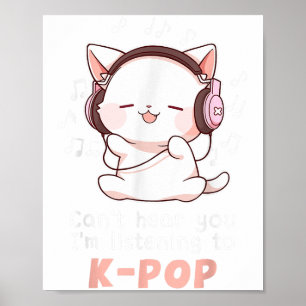Grappige Schattigee kattenliefhebber kan je niet h Poster
