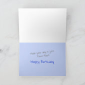 Grappige Schattigee kattenverjaardag Kaart (Binnen)