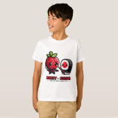 Grappige Schattigee Kawaii Ninja T-shirt (Voorkant volledig)