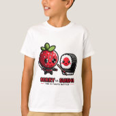 Grappige Schattigee Kawaii Ninja T-shirt (Voorkant)