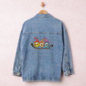 Grappige Schattigee Kerst Vrouwen Denim Jassen Jacket (Hangar)
