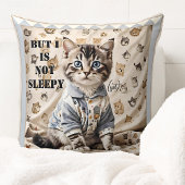 Grappige Schattigee Kitten Bedtime Animal Art Kussen
