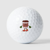 Grappige Schattigee koffie Golfballen (Voorkant)