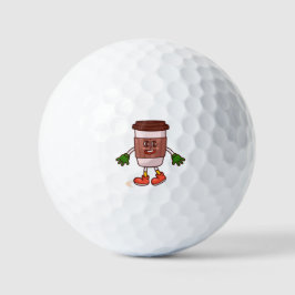 Grappige Schattigee koffie Golfballen