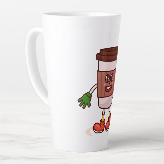 Grappige Schattigee koffie Latte Mok (Linkerhoek)