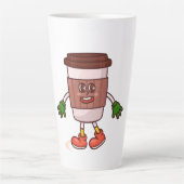 Grappige Schattigee koffie Latte Mok (Voorkant)