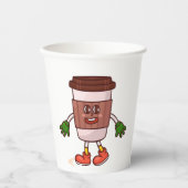 Grappige Schattigee koffie Papieren Bekers (Voorkant)