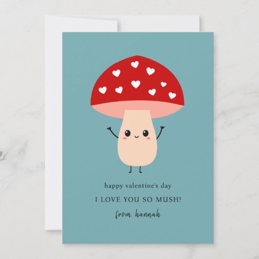 Grappige Schattigee liefde je zo veel blije Valent Feestdagenkaart (Voorkant)