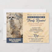 Grappige, Schattigee Meerkat Family Reunion Save t Kaart (Voorkant)