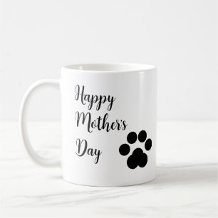 Grappige Schattigee minimalistische Cat Paws Moede Koffiemok