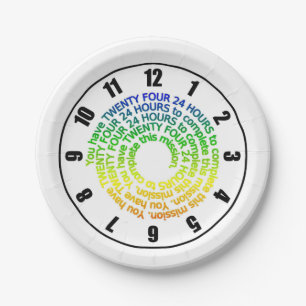 Grappige Schattigee offerte U heeft 24 uur om te v Papieren Bordje