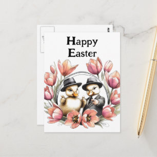Grappige Schattigee  paaseendjes in pakken Briefkaart