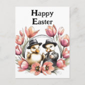 Grappige Schattigee paaseendjes in pakken Briefkaart (Voorkant)