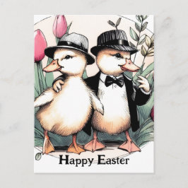 Grappige Schattigee  paaseendjes in pakken Briefkaart