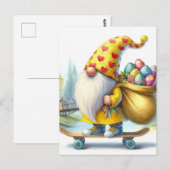 Grappige Schattigee paaseieren met paaseieren Briefkaart (Voorkant / Achterkant)