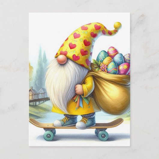 Grappige Schattigee paaseieren met paaseieren Briefkaart (Voorkant)