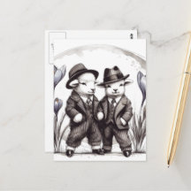 Grappige Schattigee  paaslammeren in pakken