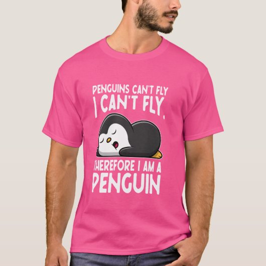 Grappige & Schattigee Penguin Graphic & Penguin Lo T-shirt (Voorkant)