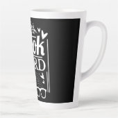 Grappige Schattigee Quote Book Nerd Latte Mok (Rechts)