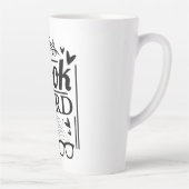 Grappige Schattigee Quote Book Nerd Latte Mok (Rechts)