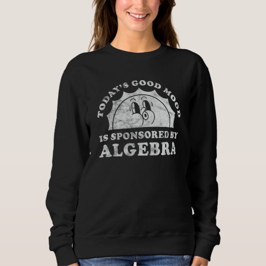 Grappige Schattigee Retro algebra Wiskunde of Wis Trui (Voorkant)
