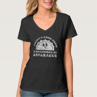 Grappige Schattigee retro asperges T-shirt