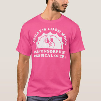 Grappige Schattigee retro operamuziek T-shirt