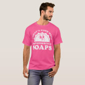 Grappige Schattigee retro zeep of soap opera's T-shirt (Voorkant volledig)